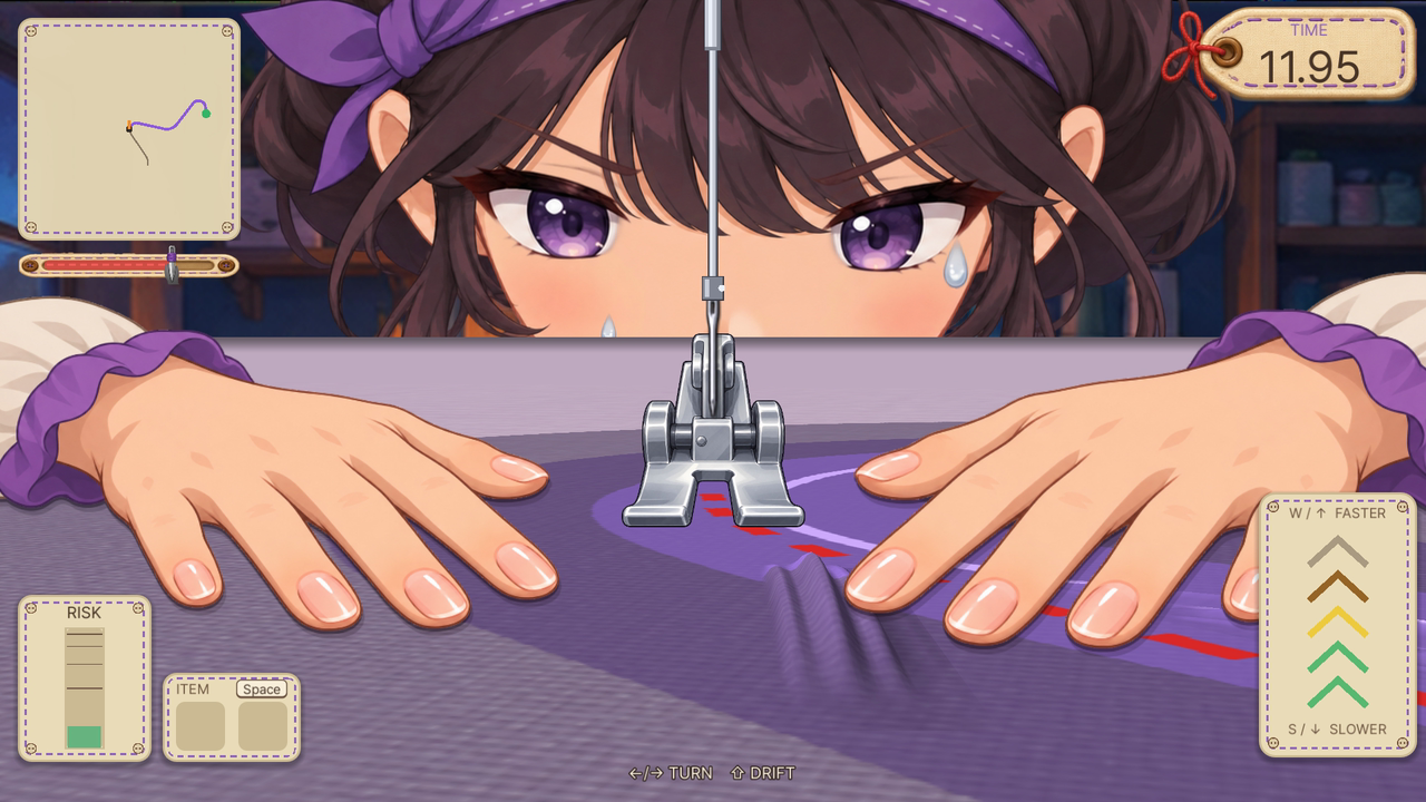 Overlock silk drift