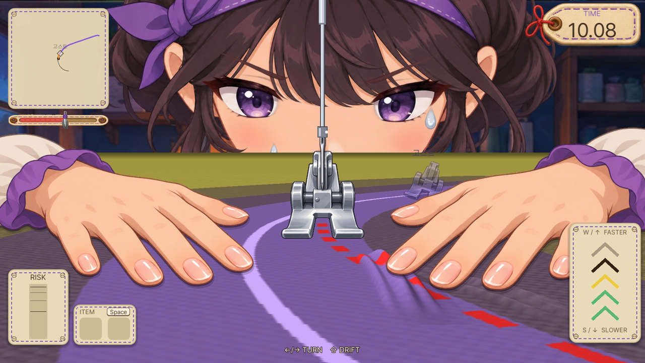 Overlock drift folds
