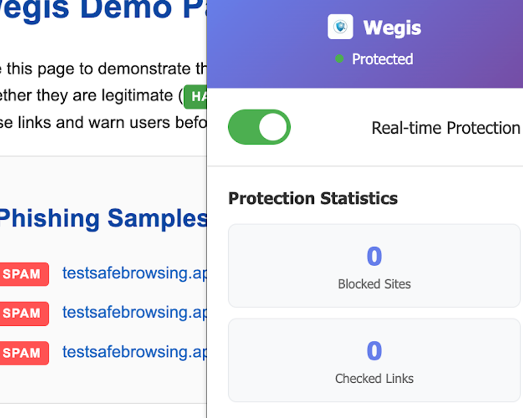 Wegis demo